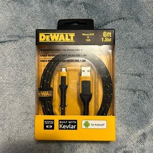 Dewalt micro-USB to USB 6ft cable